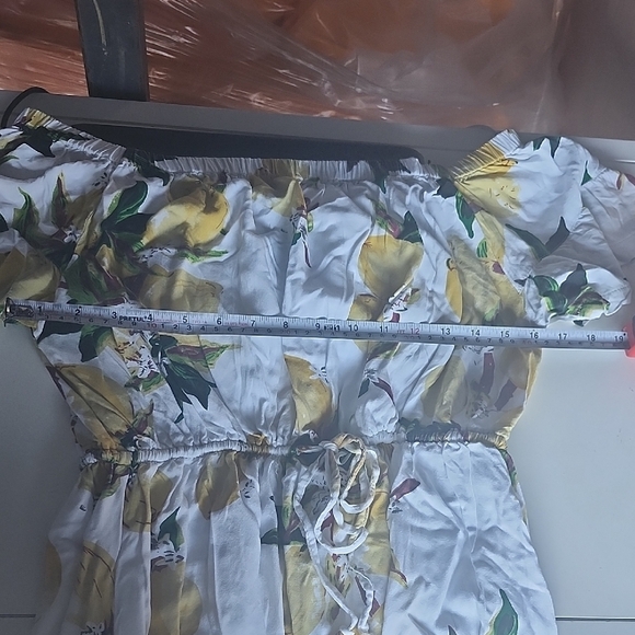 Blue Island Floral Off-Shoulder Dress - Picture 8 of 9